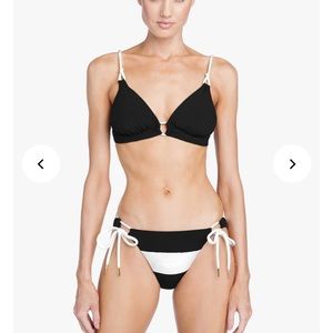 Robin Piccone NWT two-piece rope detail bikini top and bottom set size M